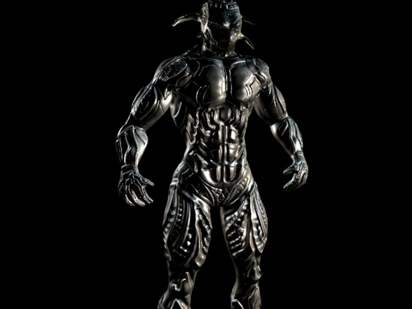 modeled zbrush screenwriter805 max - Alien Soldier Creature by Andrew Alonso